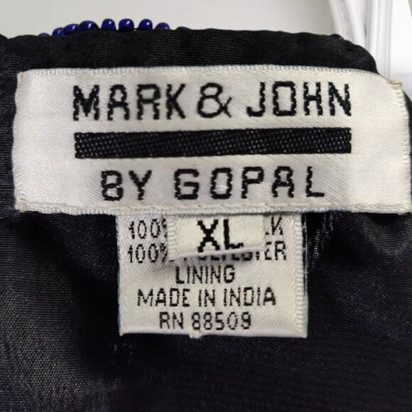 Vintage 90s Sequin Formal Prom Evening Dress Size L Halter Neck Thigh Slit - Picture 16 of 16